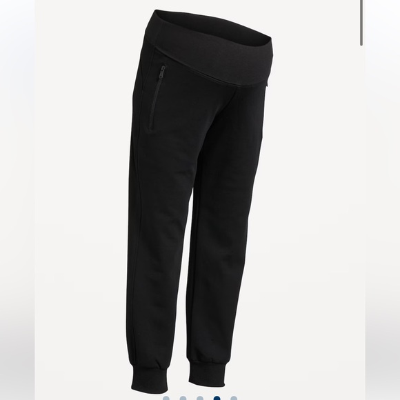 Old Navy Maternity Dynamic Fleece Rollover Waist Joggers - Picture 3 of 6